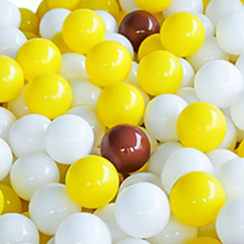 百万球池波波球海洋球彩色袋装儿童加厚5.5CM7CM8CM