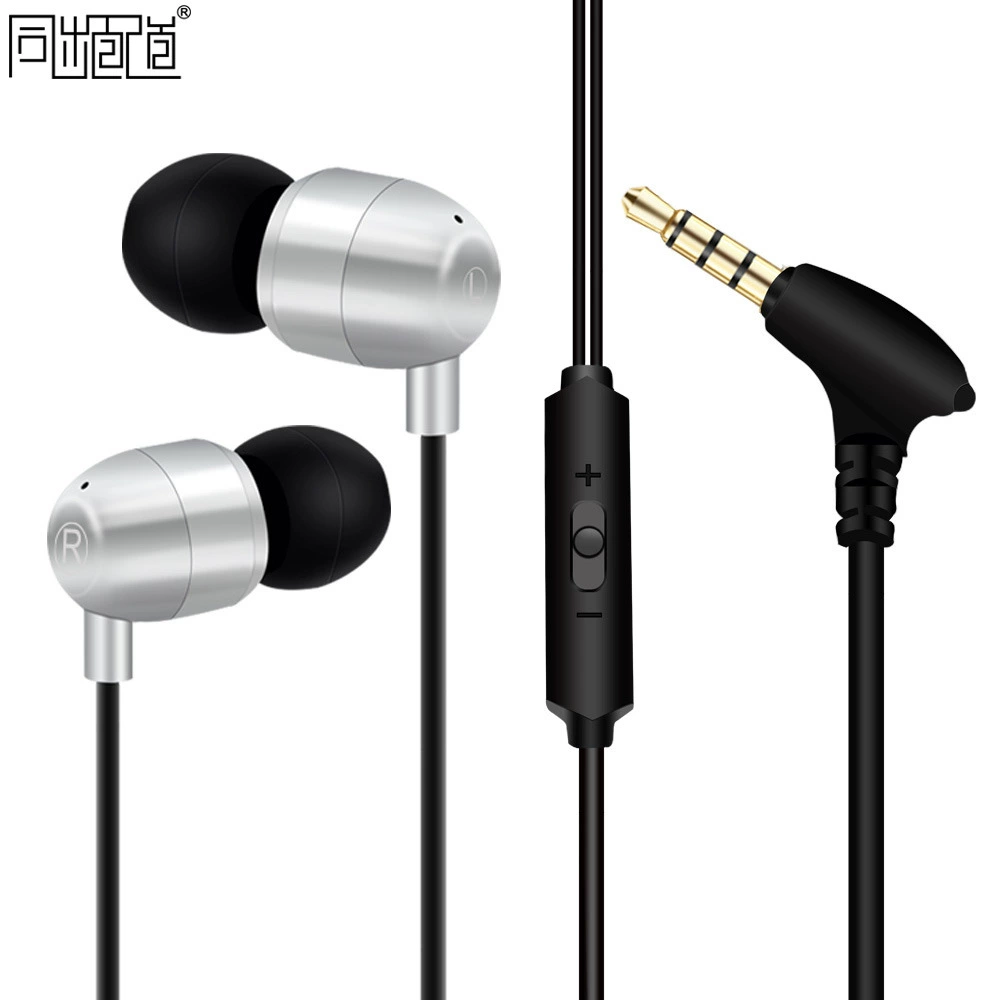 Ceramic shell wired headphone ring porcelain speaker dynamic coil piezoelectric dual unit 3.5 socket mobile phone universal