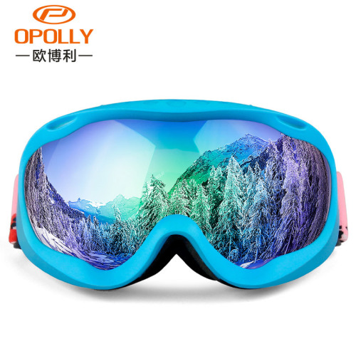 Cross-border high-definition double-layer anti-fog ski goggles, adult anti-fog ski goggles, mountaineering wind and snow goggles