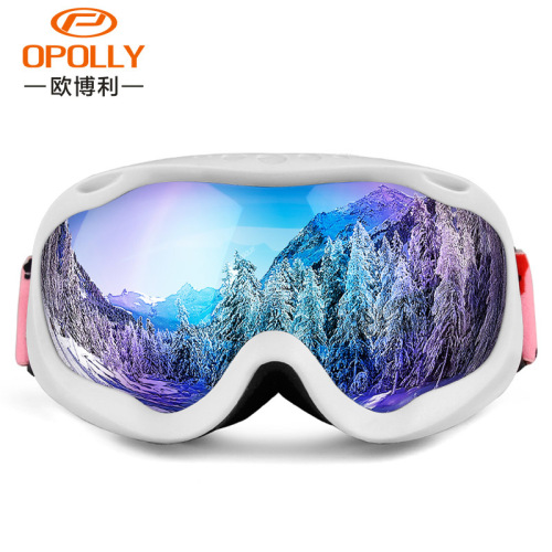 Cross-border high-definition double-layer anti-fog ski goggles, adult anti-fog ski goggles, mountaineering wind and snow goggles