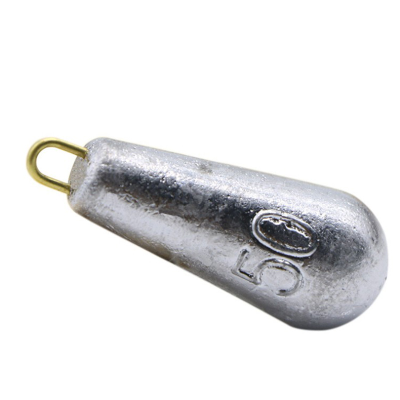 Heart-shaped sinkers, teardrop sinkers, supplied for fishing tackle, fishing sinkers, 20g, 30g, 40g, etc. for bottom fishing.