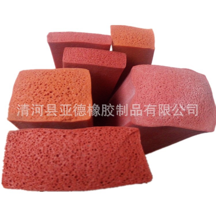 厂家定环保耐高温硅胶条 硅橡胶密封条 硅胶发泡密封条