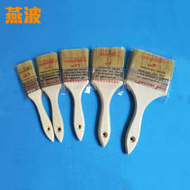 批发油漆刷猪鬃木柄烧烤刷油漆五金工具刷厂家直发量大议价