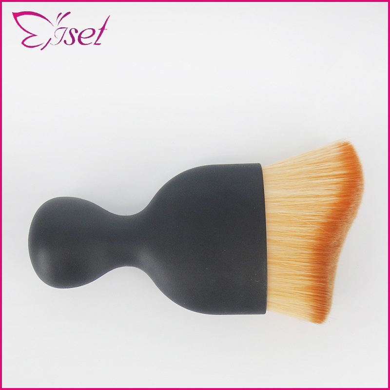 ISET cepillo de maquillaje de copa única sello cepillo plano curva contorno cepillo de maquillaje cepillo de sombra maquillaje de belleza