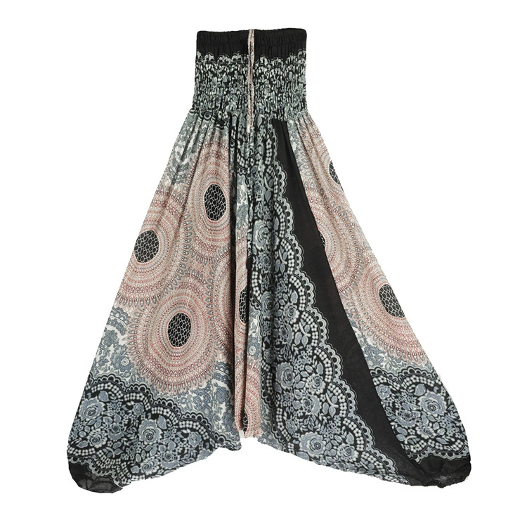 (Cross-border trading), yoga clothing for leisure, ethnic trousers, overall, boho style