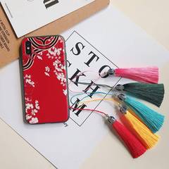 Manufacturer sends mobile phones on behalf of ancient style retro tassel lanyard mobile phone rope two-in-one removable anti-falling lanyard hanging ornaments