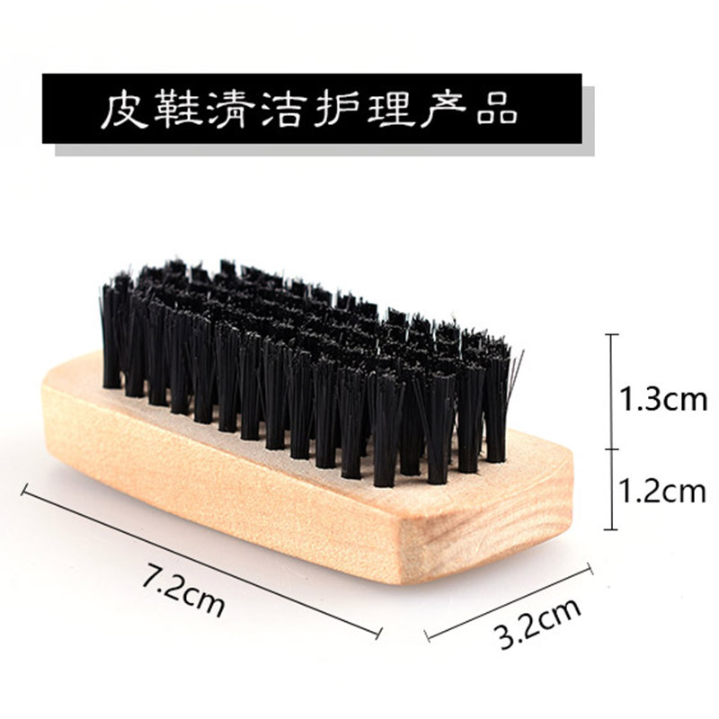 Suministro de madera de loto natural pequeño cepillo cuadrado sofá de cuero cepillo de alta calidad cepillo de cuidado de limpieza en stock al por mayor
