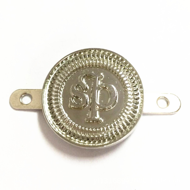 新款上市金属氧化喷砂铝标牌 箱包手袋五金铭牌 合金电镀LOGO牌