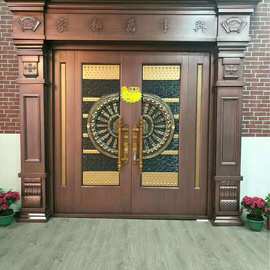 厂家生产别墅铜门-北京仿铜门-不锈钢仿铜门-铝仿铜门-上海铜门