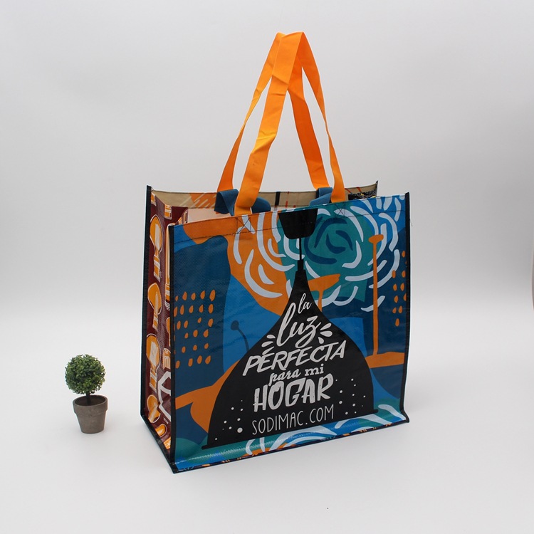 厂家定无纺布折叠广告袋环保包装袋平价手提编织复膜彩印袋