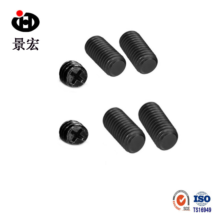 十字槽紧定 镀锌紧定机米螺丝 十字槽平端紧定无头螺丝