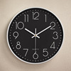 Plastic mute hanging clock wall clock quartz clock stereo number scales, hanging clock watch wholesale 12 -inch 30cm