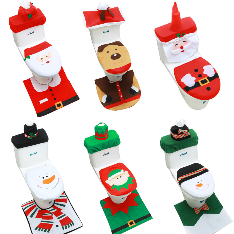 Christmas toilet for elderly