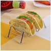 Manufacturers directly supply Amazon cross -border stainless steel Mexican thin cake Tacoholder frame pancake rack wholesale