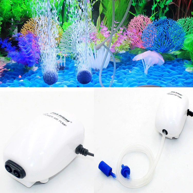 Завод прямой аквариум кислородный насос кислородная машина кислородный насос Бесшумная Подача кислорода кислородная машина рыбный ящик маленькое двойное отверстие кислорода