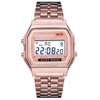 Foreign Trade WR Wuyi F91W sports children's electronic metal luminous alarm clock steel watches three colors