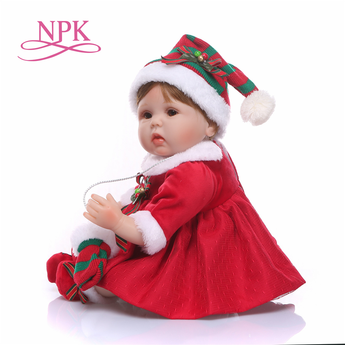 En stock Comercio exterior recomendar Venta caliente simulación bebé lindo jugar casa chica juguete Navidad regalo 1619