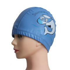 Banfi brand children's PU coated swimming cap, children's comfortable swimming cap, universal swimming cap for boys and girls, children's PU cap