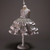 Evening dress sleevless, European style, tutu skirt