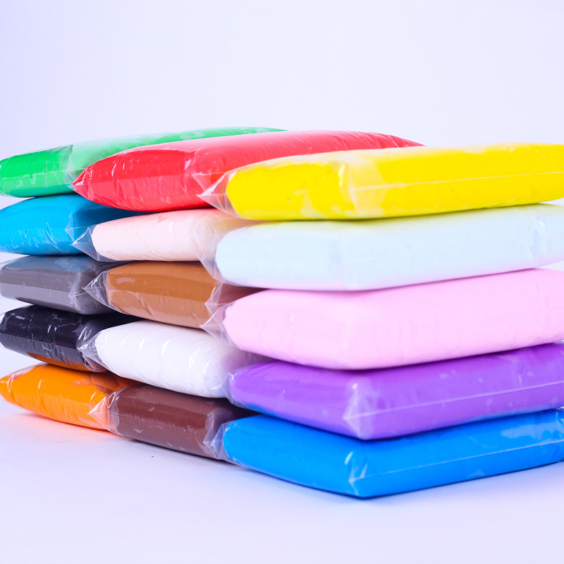 공장 직접 판매 24 색 100g Plasticine 초경량 점토 어린이 컬러 진흙 DIY 매니아 선택 재료 점토