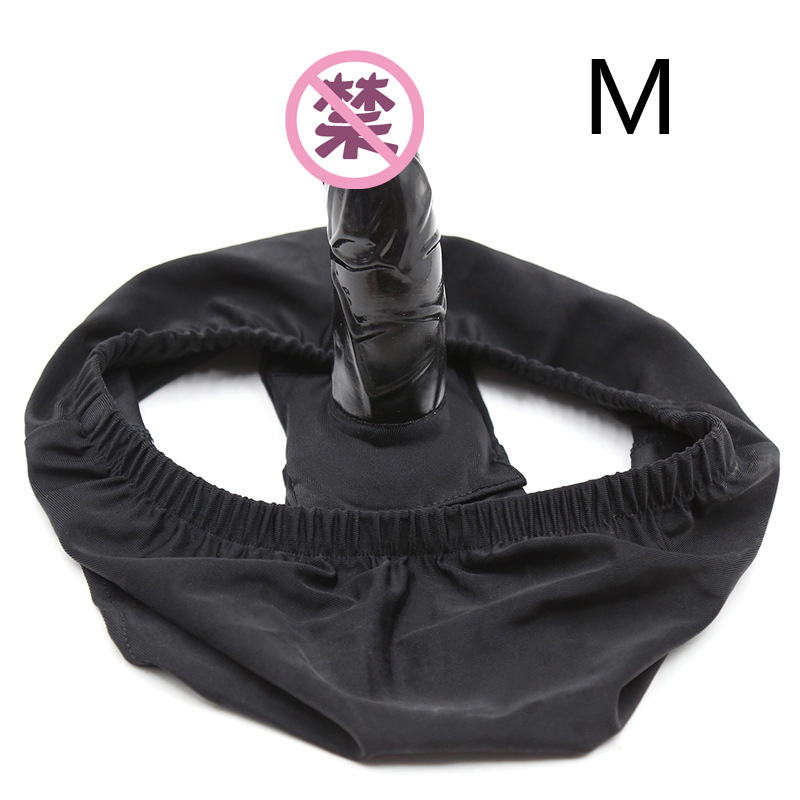 Fabricantes de Juguetes Sexuales para Adultos Suministran Directamente Pantalones Sexuales de Cuero Vibratorios con Consolador Incorporado de Tela Elástica SM