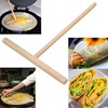 Pancake fruit rake round pancake fruit tool T -shaped egg cake scraper DIY batter tool