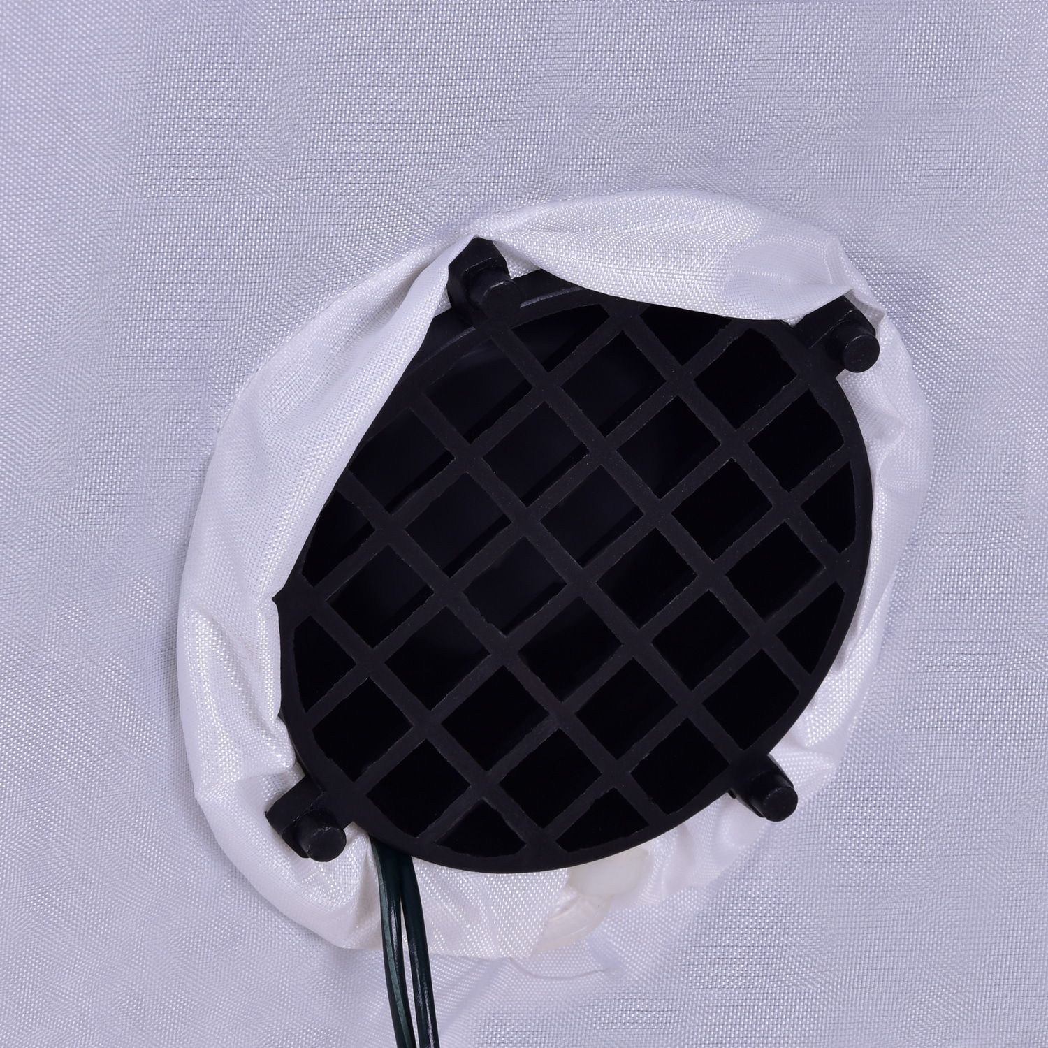 Fábrica directa de 1.8mm iluminación inflada Santa Claus muñeco de nieve Navidad vestido chaleco azul muñeco de nieve