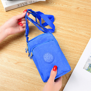 Shoulder bag, purse, mobile phone, hand loop bag, wrist bag, wallet, nylon neck bag, for running