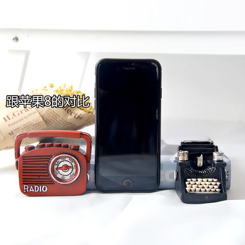 Camera piano typewriter retro old creative resin mini small ornaments home decoration online store shooting props