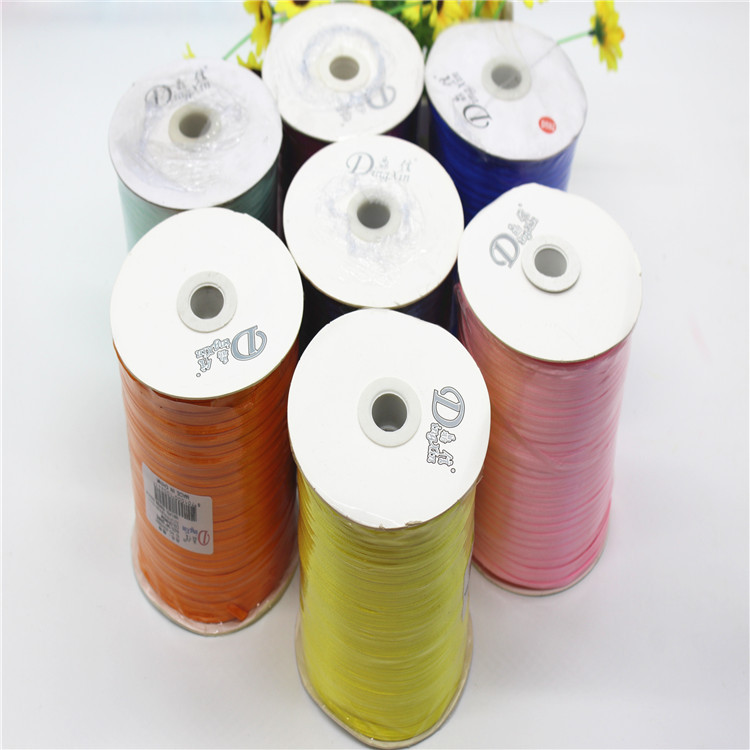 3毫米缎带布艺蝴蝶结鲜花礼盒玩具包装丝带手工DIY发饰配件绸带