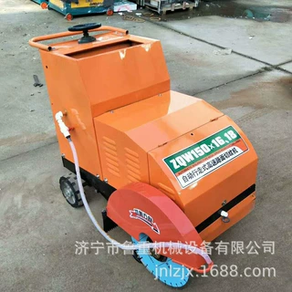 自动行走式混凝土路面切纹机认购金   电动18马路切割刻纹机