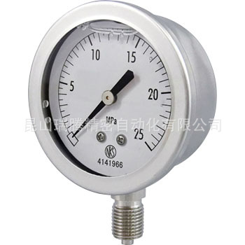 NKS长野计器 GV50-123-5MPa不锈钢压力表 AU G1/4 60x5MPa