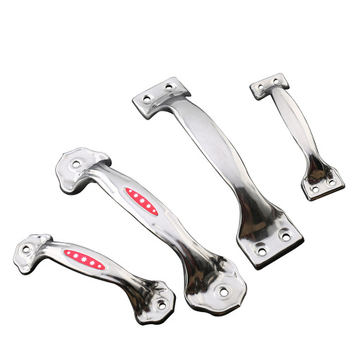 Stainless steel flower-shaped handle for traditional wooden doors, small handle for aluminum alloy windows and doors, drawer handle, bow-shaped grip