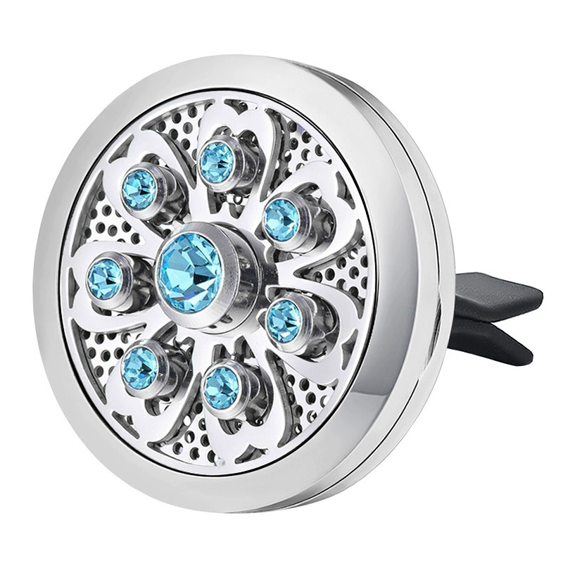 AliExpress горячая Распродажа 38 мм Арка из титановой стали с инкрустацией Чешская дрель Автомобильная воздуховыпускная духи автомобильный зажим