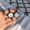 Roman black belt white surface