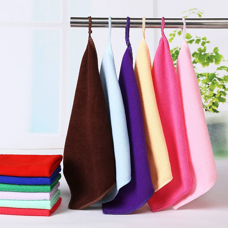 Фабрика оптовая подвесная квадратная полотенце маленькое полотенце мягкое впитывание воды, не легко выпадение волос, не легко выцветать маленькое квадратное полотенце