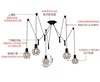 Bar retro decorations for living room, ceiling lamp, American style