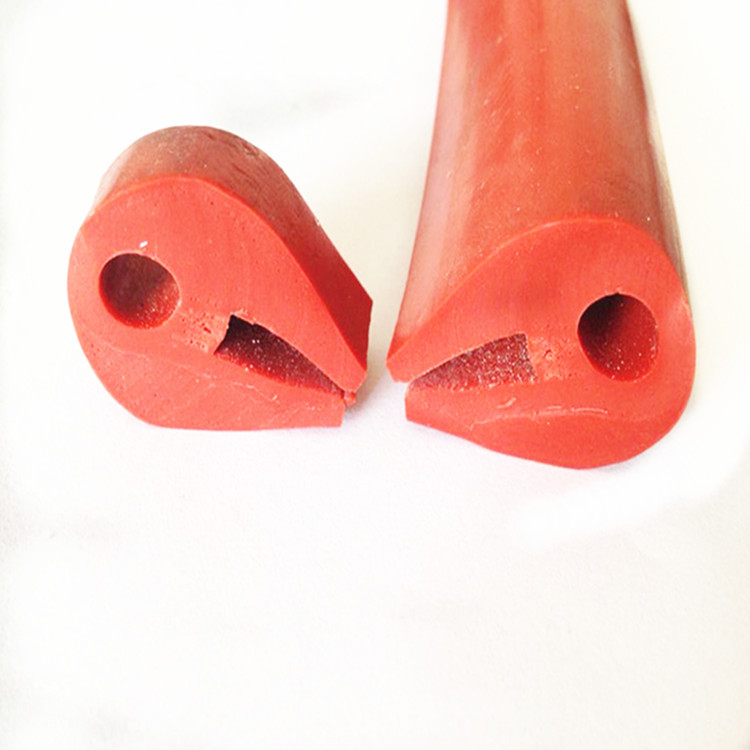 供应硅胶D型密封条 半透明密封条 设备用硅胶条