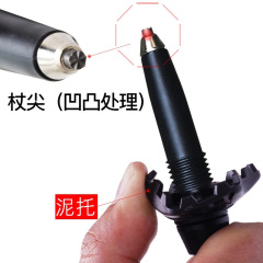 Pioneer Outdoor Hiking Poles T-shaped Handle 3-section Telescopic Walking Staff Hiking Trekking Poles Outdoor Travel Gear