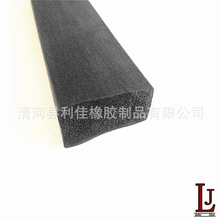 厂家供应 三元乙丙发泡密封条 EPDM发泡橡胶条 橡胶海绵密封条