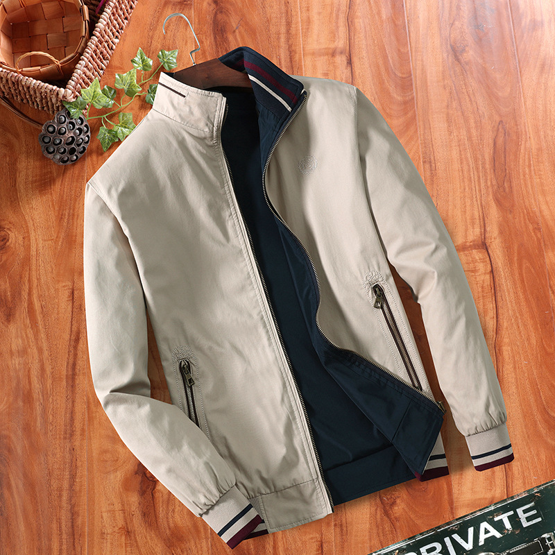 Demi-season cotton double-sided casual jacket