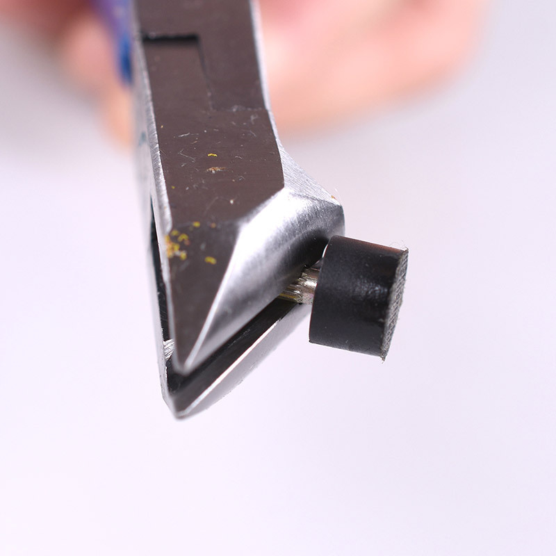 Chaodi negro de uñas gruesas tacón de aguja uñas resistentes al desgaste mudo zapatos de tacón alto zapatos de reparación de talón tianpi accesorios en stock