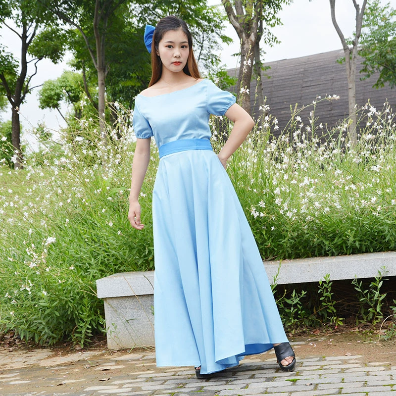Peter Pan Peter Pan Wendy long skirt Rachel cos server 2D animation cosplay