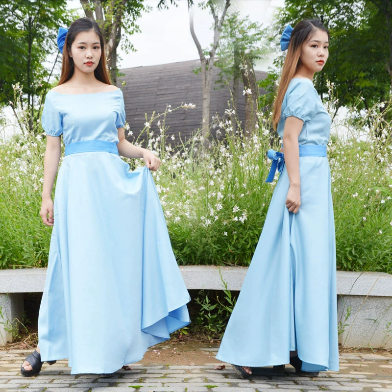 Peter Pan Peter Pan Wendy long skirt Rachel cos server 2D animation cosplay