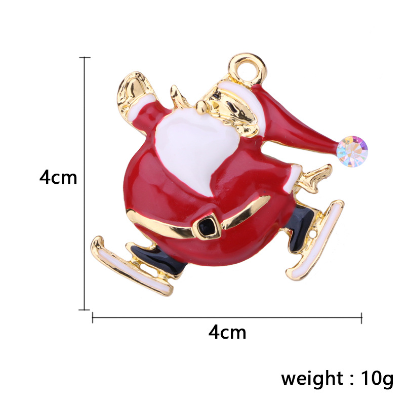 Skating Santa Claus