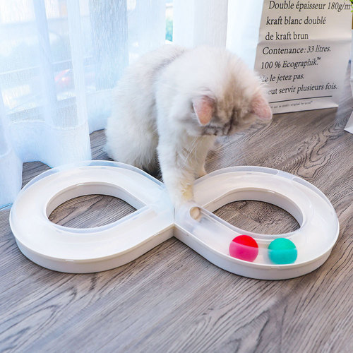 HOOPET Huayuan Cat Toy Carousel Cat Funny Set Kitten British Short Ragdoll Fighting Cat Tunnel Cat Funny Stick Supplies
