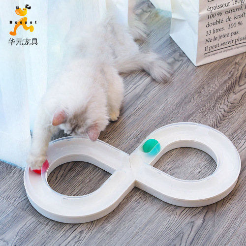 HOOPET Huayuan Cat Toy Carousel Cat Funny Set Kitten British Short Ragdoll Fighting Cat Tunnel Cat Funny Stick Supplies