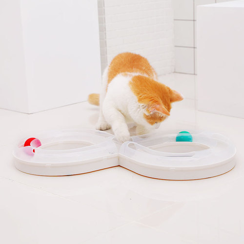HOOPET Huayuan Cat Toy Carousel Cat Funny Set Kitten British Short Ragdoll Fighting Cat Tunnel Cat Funny Stick Supplies