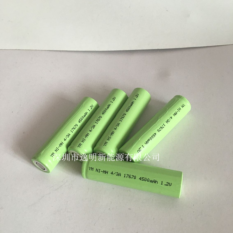 17670镍氢电池4/3A4500mah 1.2V全站仪熔接机 空气采样机医疗电池
