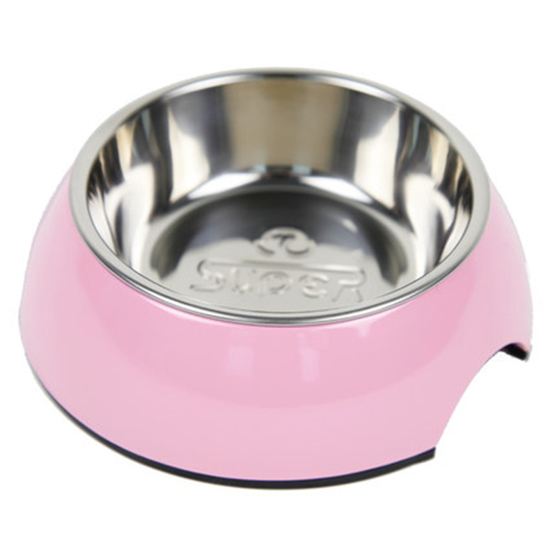 Hupp dog bowl pet supplies pet bowl wholesale stainless steel dog bowl round bowl